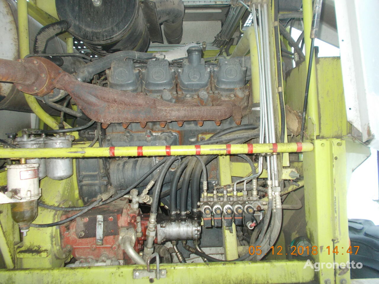 двигатель Mercedes-Benz OM 402 LA для зерноуборочного комбайна Claas Jaguar 840